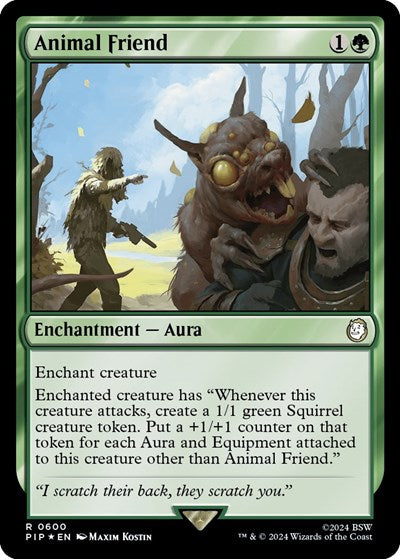 Animal Friend (Surge Foil) (Universes Beyond: Fallout) Near Mint