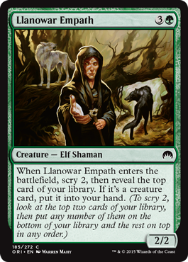 Llanowar Empath (Magic Origins) Near Mint