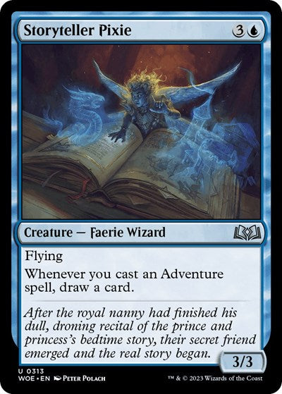 Storyteller Pixie (Wilds of Eldraine) Near Mint Foil