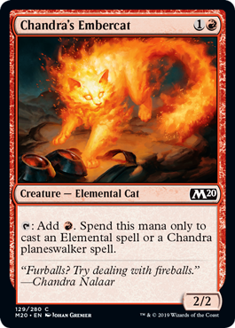 Chandra's Embercat (Magic 2020 Core Set) Near Mint