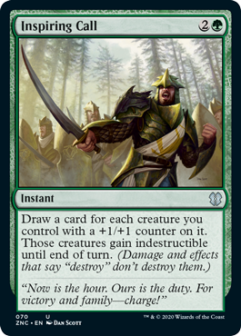 Inspiring Call (Commander 2020 Zendikar Rising) Near Mint