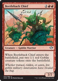 Beetleback Chief (Duel Decks: Speed vs Cunning) Near Mint