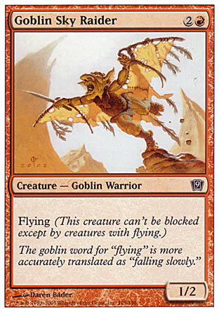 Goblin Sky Raider (9th Edition) Near Mint Foil