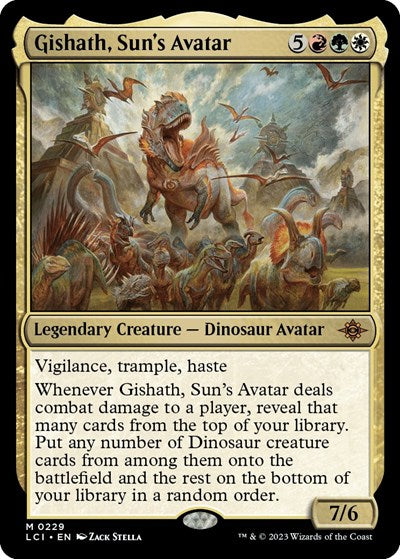 Gishath, Sun's Avatar (The Lost Caverns of Ixalan) Near Mint