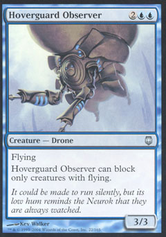 Hoverguard Observer (Darksteel) Light Play Foil