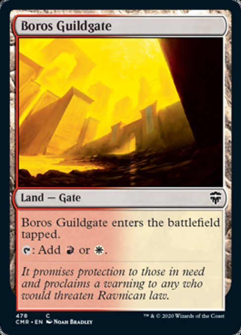Boros Guildgate (Commander 2020 Commander Legends) Near Mint