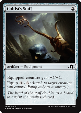 Cultist's Staff (Eldritch Moon) Near Mint