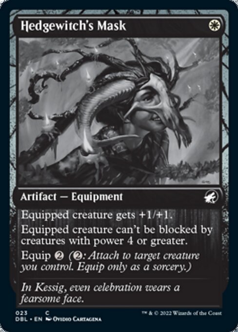 Hedgewitch's Mask (Innistrad: Double Feature) Near Mint Foil