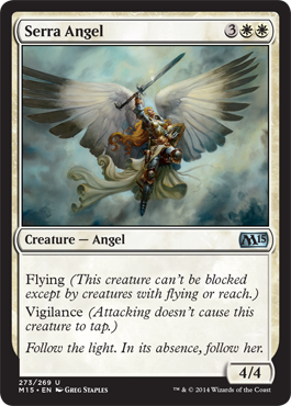 Serra Angel (Magic 2015 Core Set) Near Mint