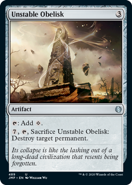 Unstable Obelisk (Jumpstart) Near Mint