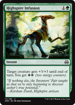 Highspire Infusion (Aether Revolt) Near Mint