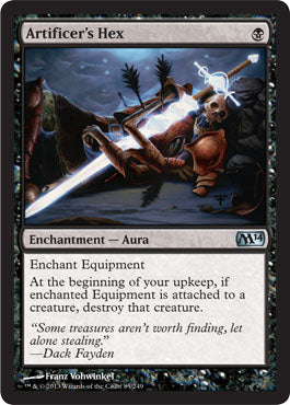 Artificer's Hex (Magic 2014 Core Set) Near Mint Foil