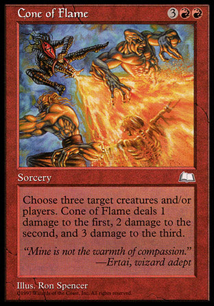 Cone of Flame (Weatherlight) Good