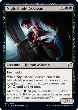 Nightshade Assassin (Commander 2019) Near Mint