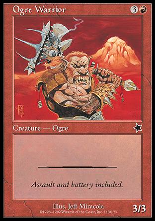 Ogre Warrior (Starter 1999) Near Mint