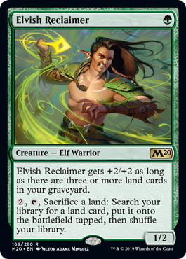 Elvish Reclaimer (Magic 2020 Core Set) Near Mint Foil