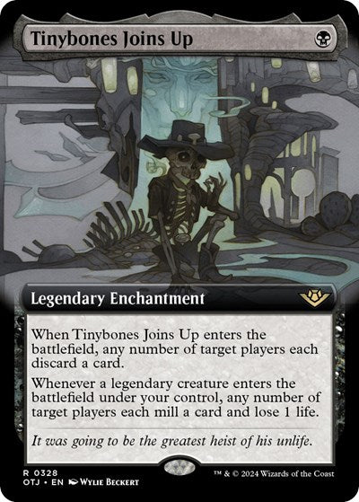 Tinybones Joins Up (Extended Art) (Outlaws of Thunder Junction) Near Mint