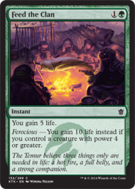 Feed the Clan (Khans of Tarkir) Near Mint