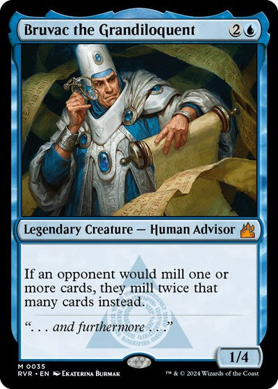 Bruvac the Grandiloquent (Ravnica Remastered) Near Mint Foil