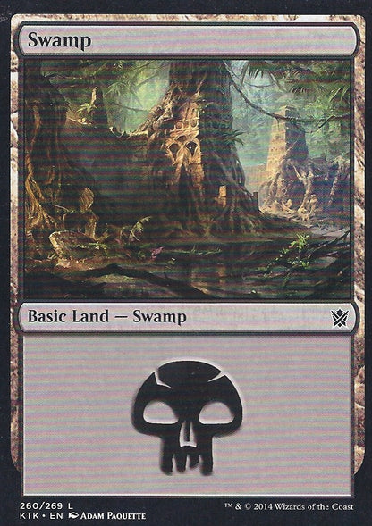 Swamp (260) (Khans of Tarkir) Near Mint