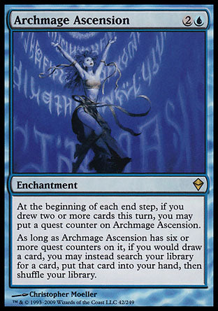 Archmage Ascension (Zendikar) Near Mint Foil