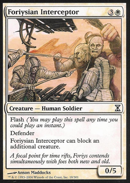 Foriysian Interceptor (Time Spiral) Near Mint Foil
