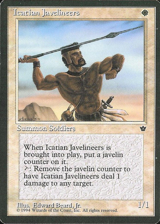 Icatian Javelineers (1) (Fallen Empires) Near Mint