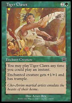 Tiger Claws (Mercadian Masques) Near Mint Foil