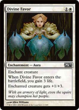 Divine Favor (Magic 2013 Core Set) Near Mint Foil