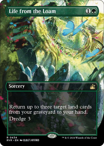 Life from the Loam (Anime Borderless) (Ravnica Remastered) Near Mint