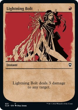 Lightning Bolt (Showcase) (Commander Legends: Battle for Baldur's Gate) Near Mint