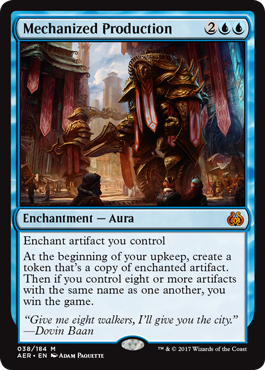 Mechanized Production (Aether Revolt) Near Mint Foil