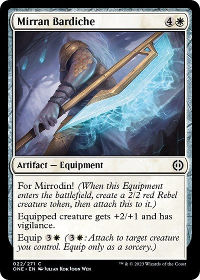 Mirran Bardiche (Phyrexia: All Will Be One) Near Mint