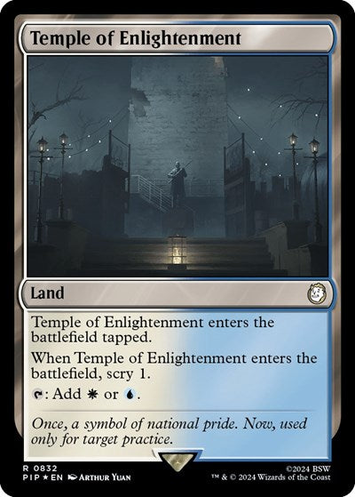 Temple of Enlightenment (Surge Foil) (Universes Beyond: Fallout) Near Mint