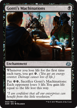 Gonti's Machinations (Aether Revolt) Near Mint Foil