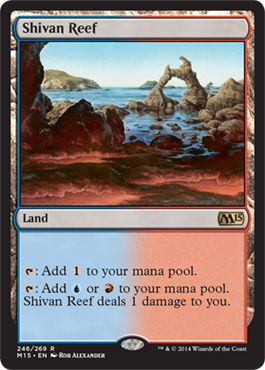 Shivan Reef (Magic 2015 Core Set) Near Mint