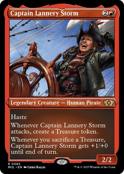 Captain Lannery Storm (Foil Etched) (March of the Machine: Multiverse Legends) Near Mint