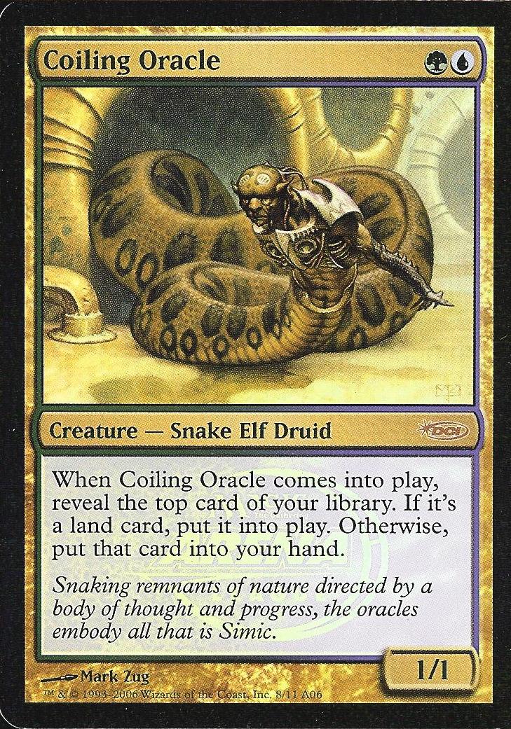 Coiling Oracle (Arena) (Promotional Cards) Near Mint Foil