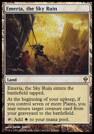Emeria, the Sky Ruin (Zendikar) Light Play