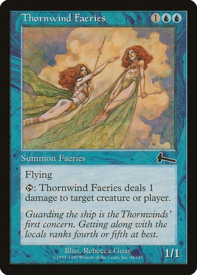 Thornwind Faeries (Urza's Legacy) Light Play Foil