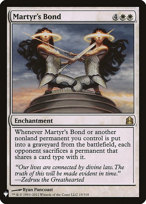 Martyr's Bond (Mystery Booster) Near Mint