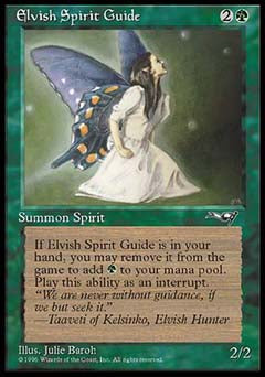 Elvish Spirit Guide (Alliances) Near Mint Spanish