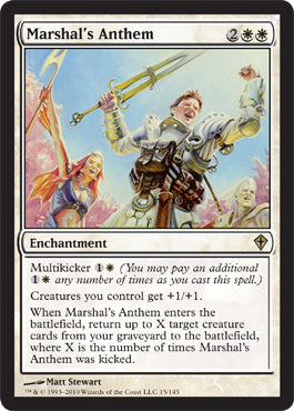 Marshal's Anthem (Worldwake) Near Mint Chinese