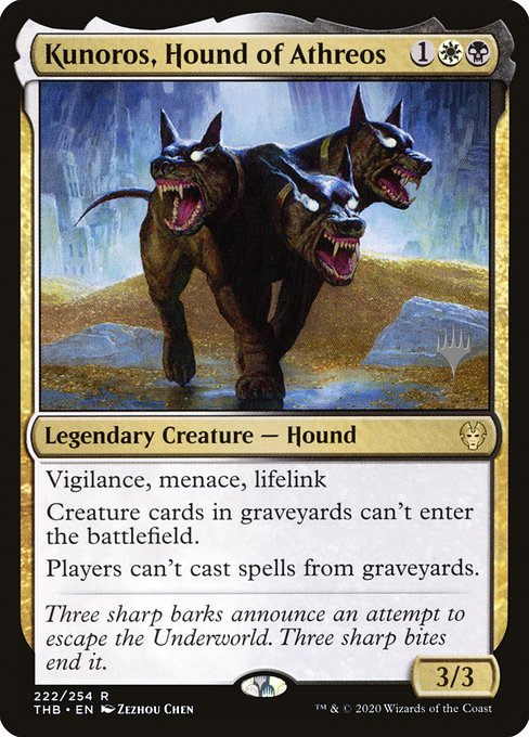 Kunoros, Hound of Athreos (Promo Pack) Near Mint