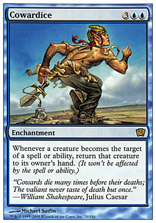 Cowardice (9th Edition) Near Mint Foil