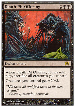 Death Pit Offering (8th Edition) Near Mint Foil