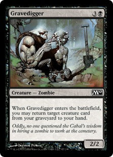 Gravedigger (Magic 2010 Core Set) Near Mint Foil