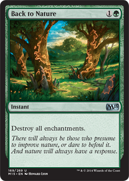 Back to Nature (Magic 2015 Core Set) Near Mint
