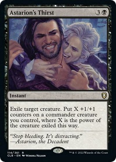 Astarion's Thirst (Commander Legends: Battle for Baldur's Gate) Near Mint Foil