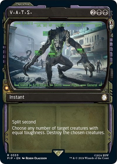 V.A.T.S. (Showcase) (Universes Beyond: Fallout) Near Mint
